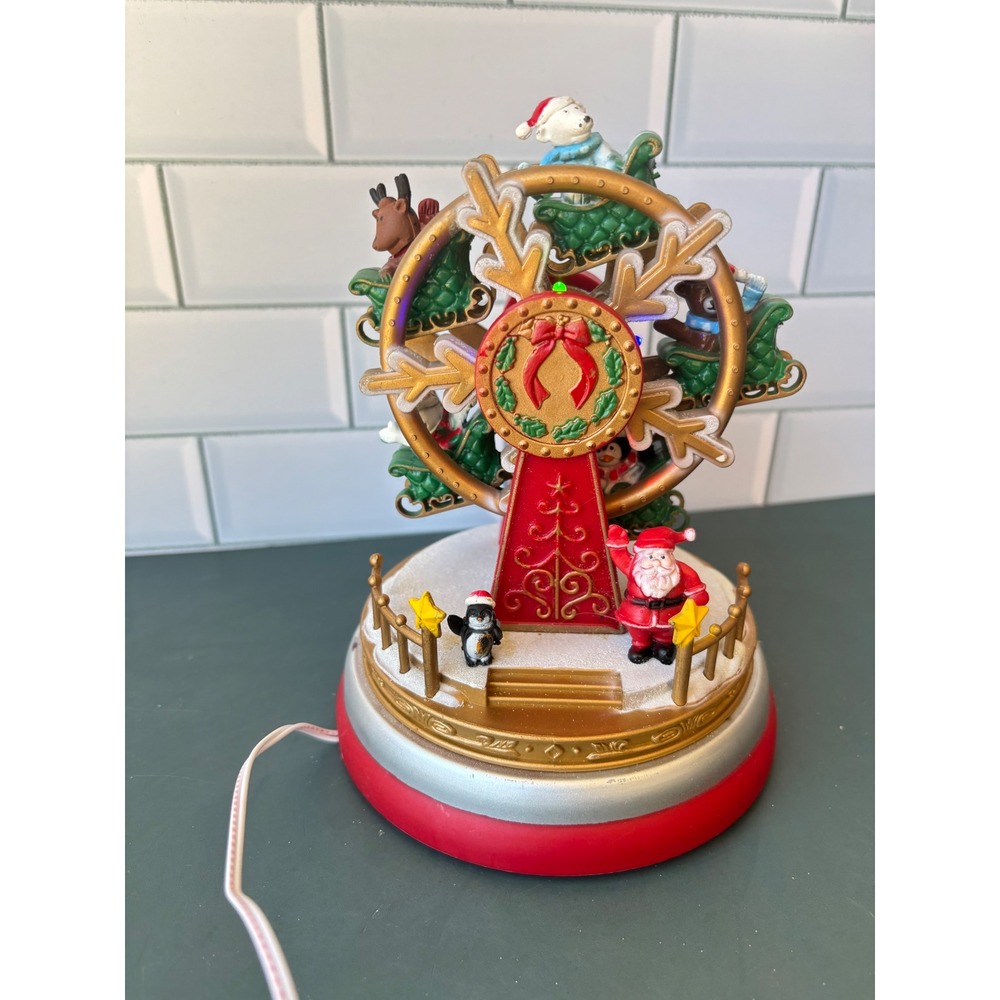 Christmas Ferris Wheel Animated Light Up Musical Decor